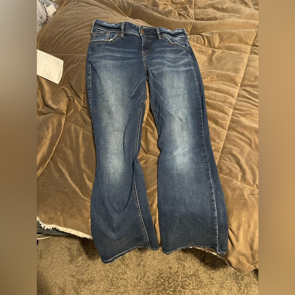 Silver jeans